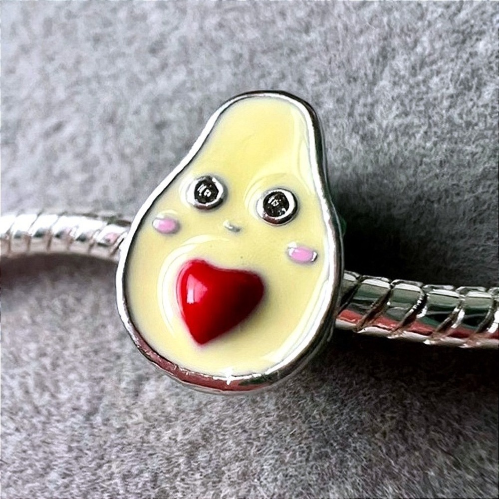 Cute Avocado Charm fits PANDORA - Picture 2 of 7